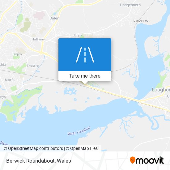 Berwick Roundabout map