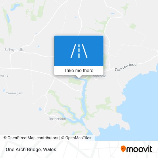 One Arch Bridge map
