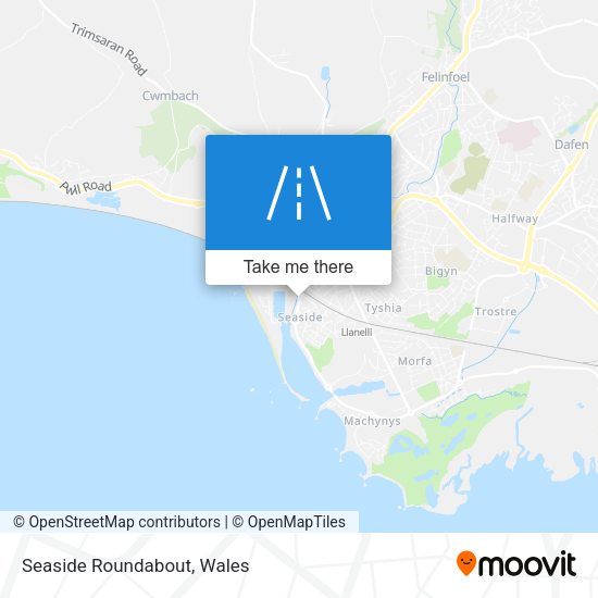 Seaside Roundabout map