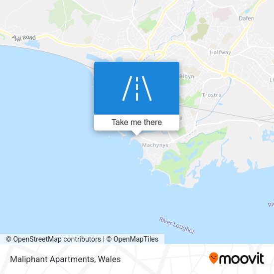 Maliphant Apartments map