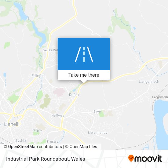 Industrial Park Roundabout map