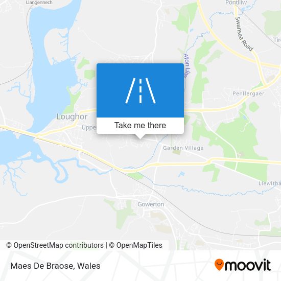 Maes De Braose map