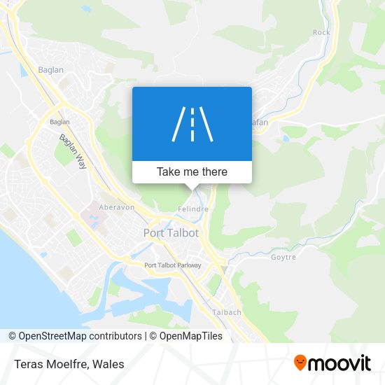 Teras Moelfre map