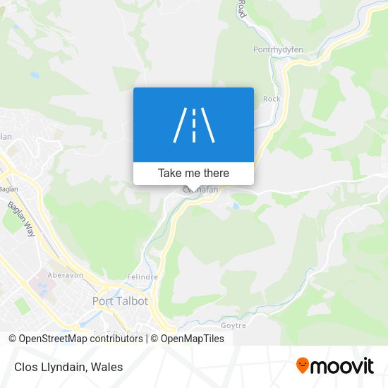 Clos Llyndain map