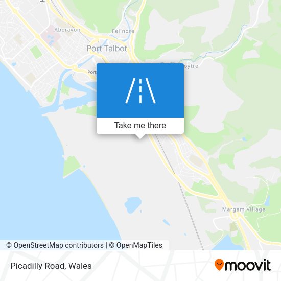 Picadilly Road map