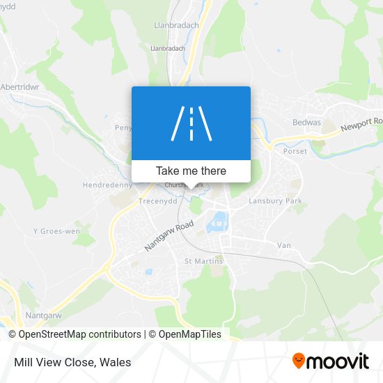 Mill View Close map