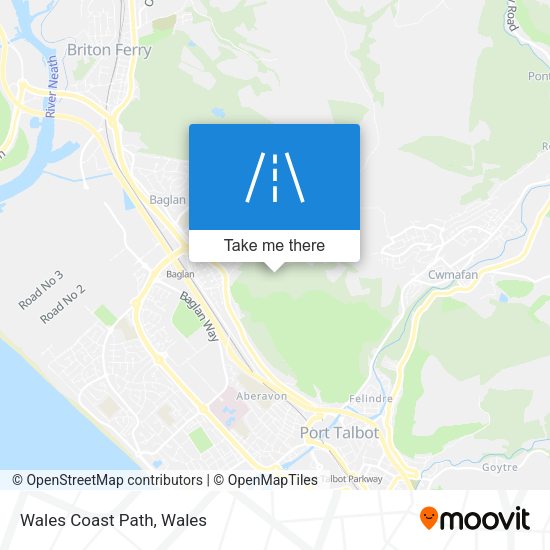 Wales Coast Path map