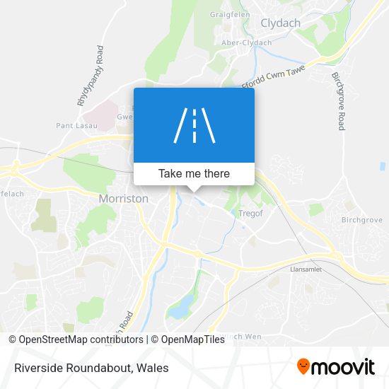 Riverside Roundabout map