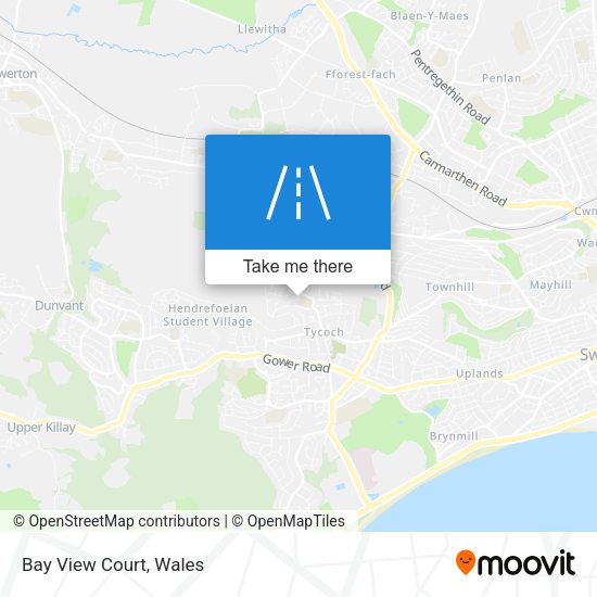 Bay View Court map