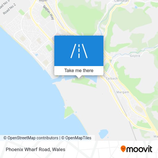Phoenix Wharf Road map
