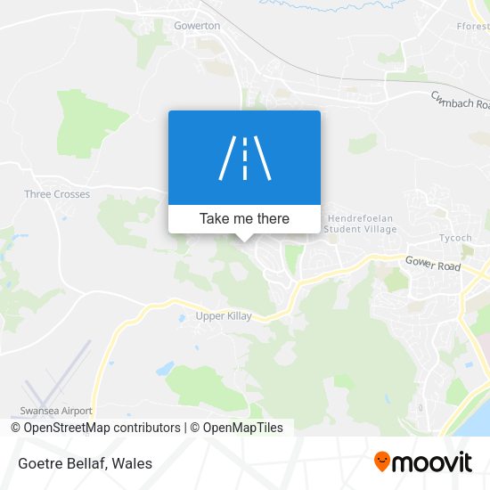 Goetre Bellaf map