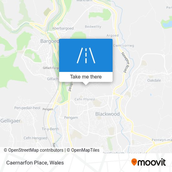 Caernarfon Place map