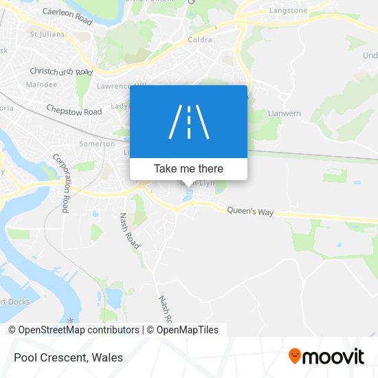Pool Crescent map