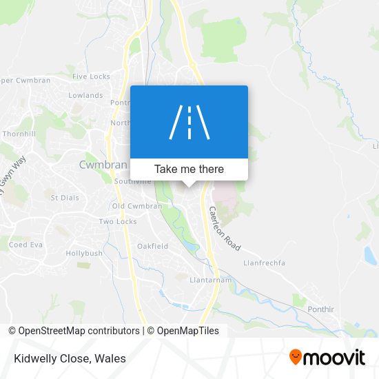 Kidwelly Close map