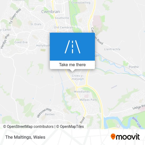 The Maltings map