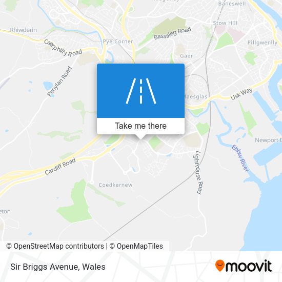 Sir Briggs Avenue map