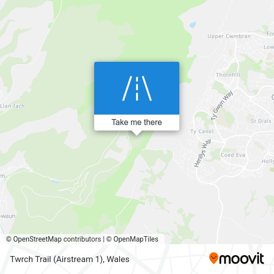 Twrch Trail (Airstream 1) map