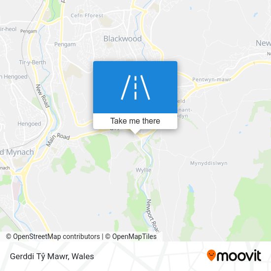 Gerddi Tŷ Mawr map