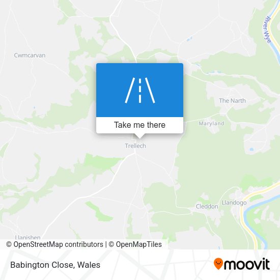 Babington Close map