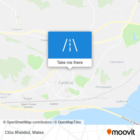 Clôs Rheidiol map