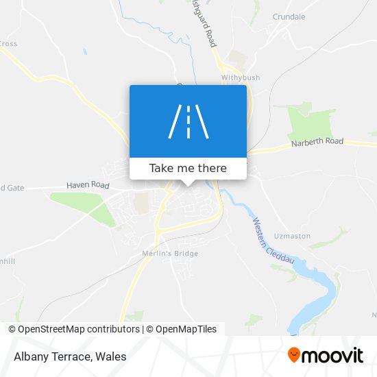 Albany Terrace map