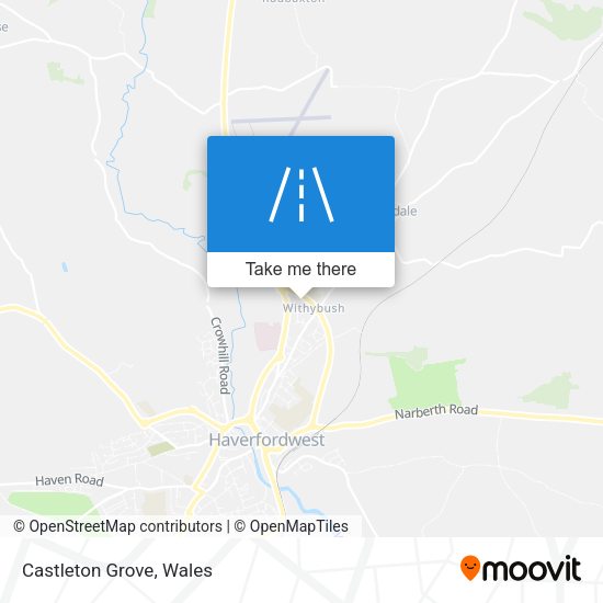 Castleton Grove map