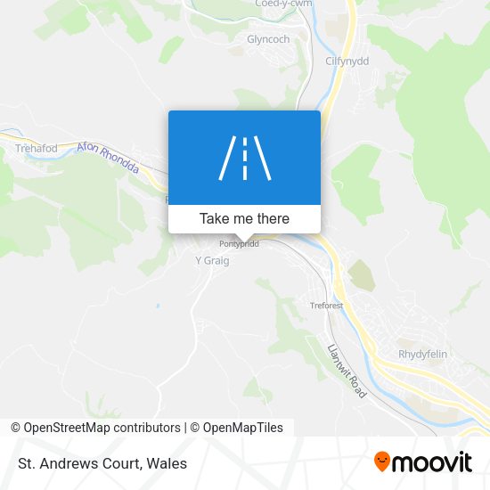 St. Andrews Court map