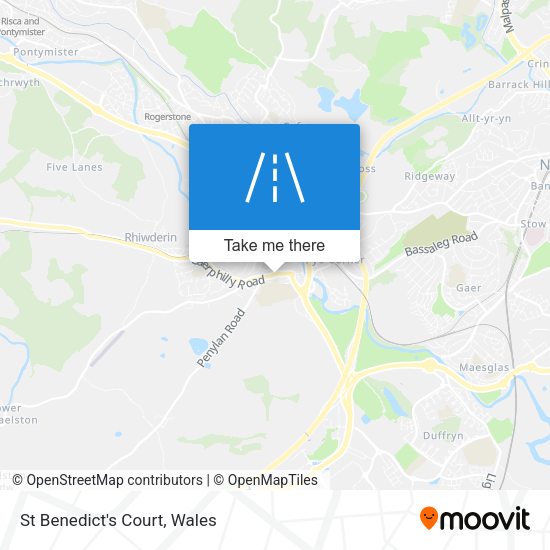 St Benedict's Court map