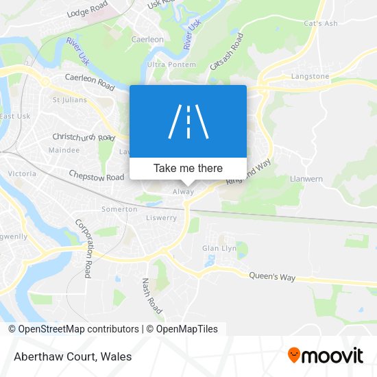Aberthaw Court map