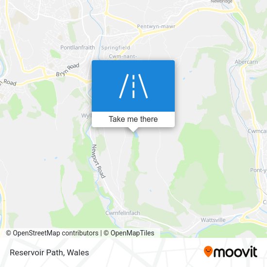 Reservoir Path map