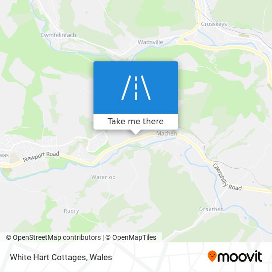 White Hart Cottages map