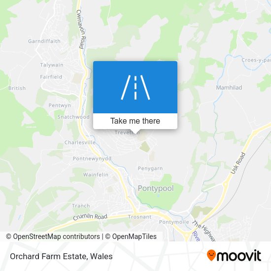 Orchard Farm Estate map