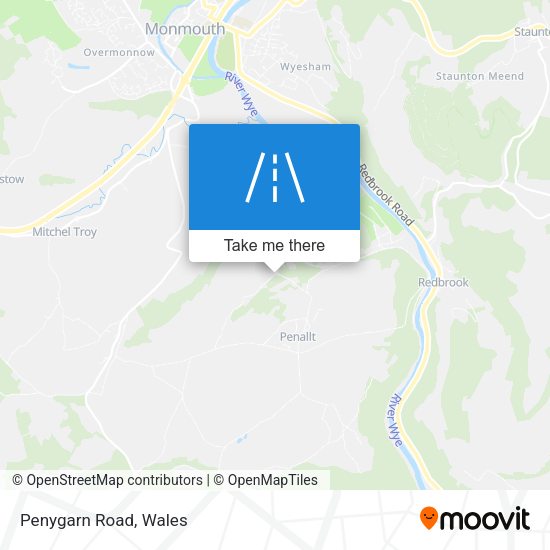 Penygarn Road map