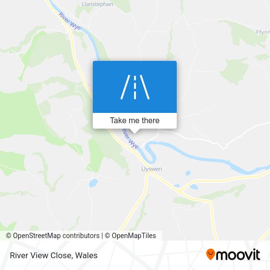 River View Close map
