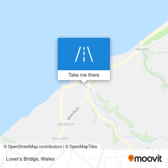 Lover's Bridge map
