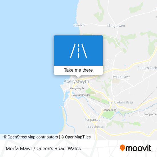 Morfa Mawr / Queen's Road map
