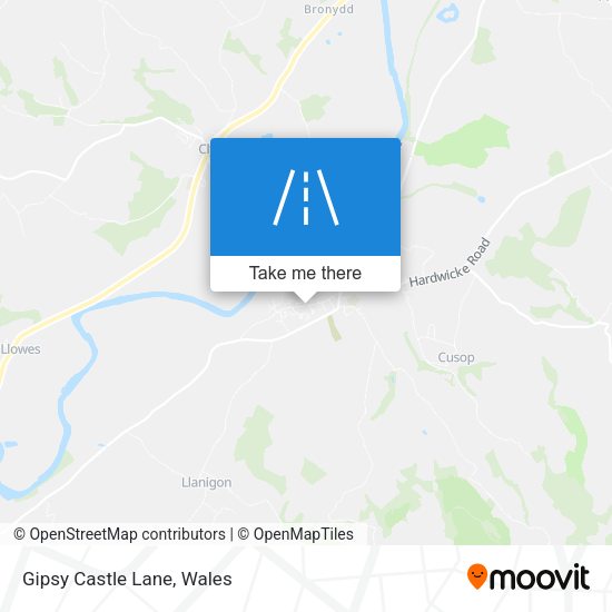 Gipsy Castle Lane map