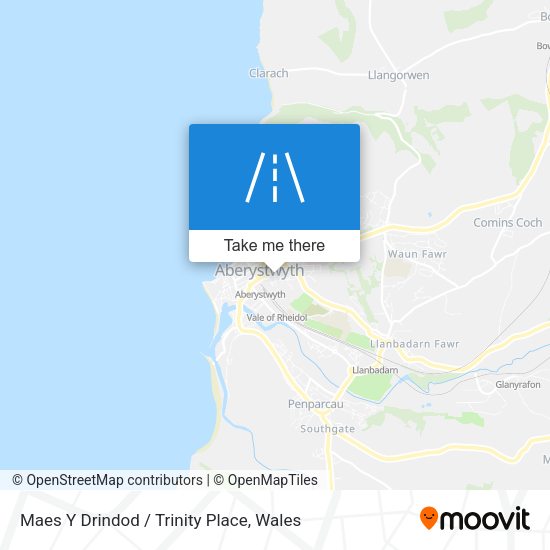 Maes Y Drindod / Trinity Place map