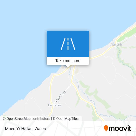 Maes Yr Hafan map