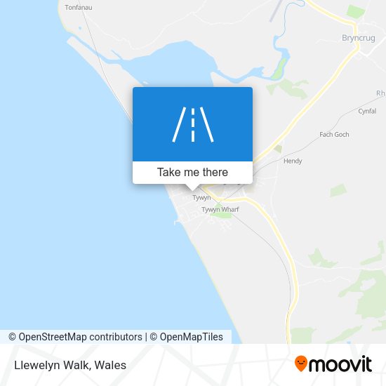 Llewelyn Walk map