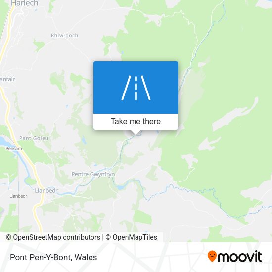 Pont Pen-Y-Bont map
