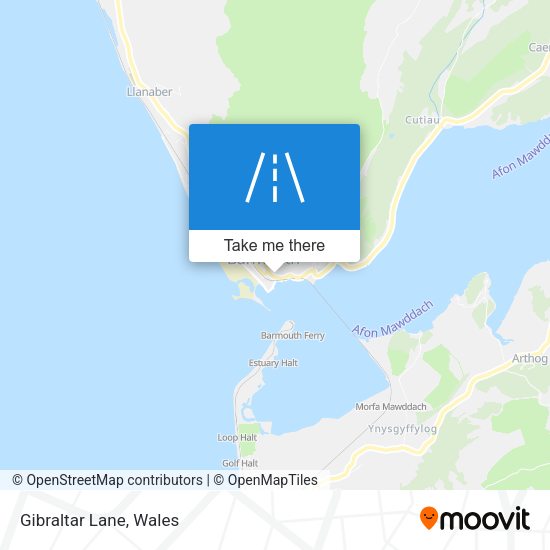 Gibraltar Lane map