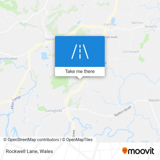 Rockwell Lane map