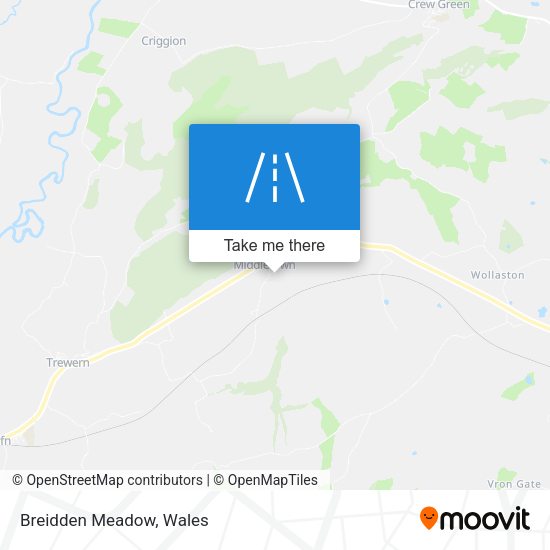 Breidden Meadow map
