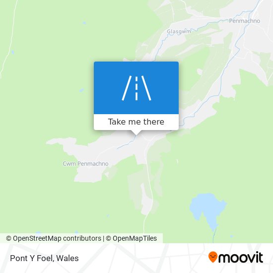 Pont Y Foel map