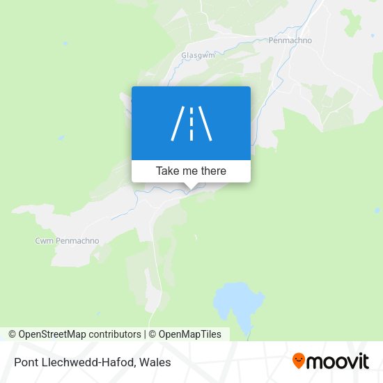 Pont Llechwedd-Hafod map