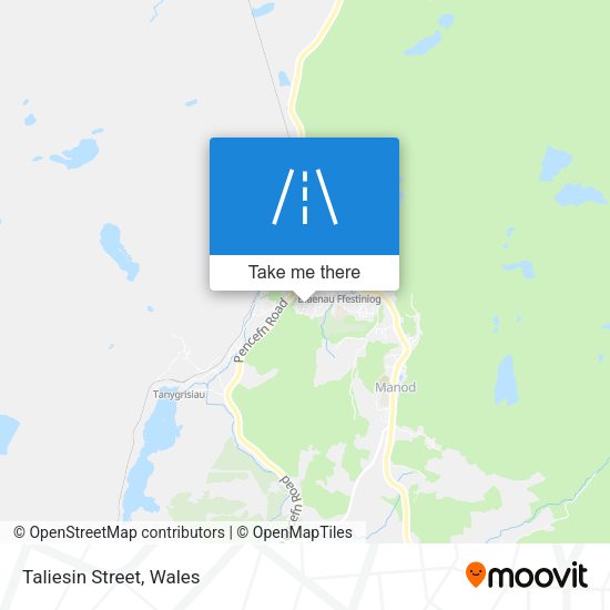 Taliesin Street map