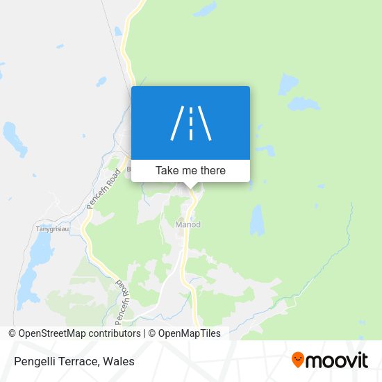 Pengelli Terrace map