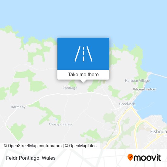 Feidr Pontiago map