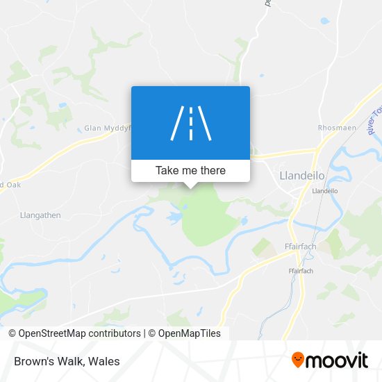 Brown's Walk map